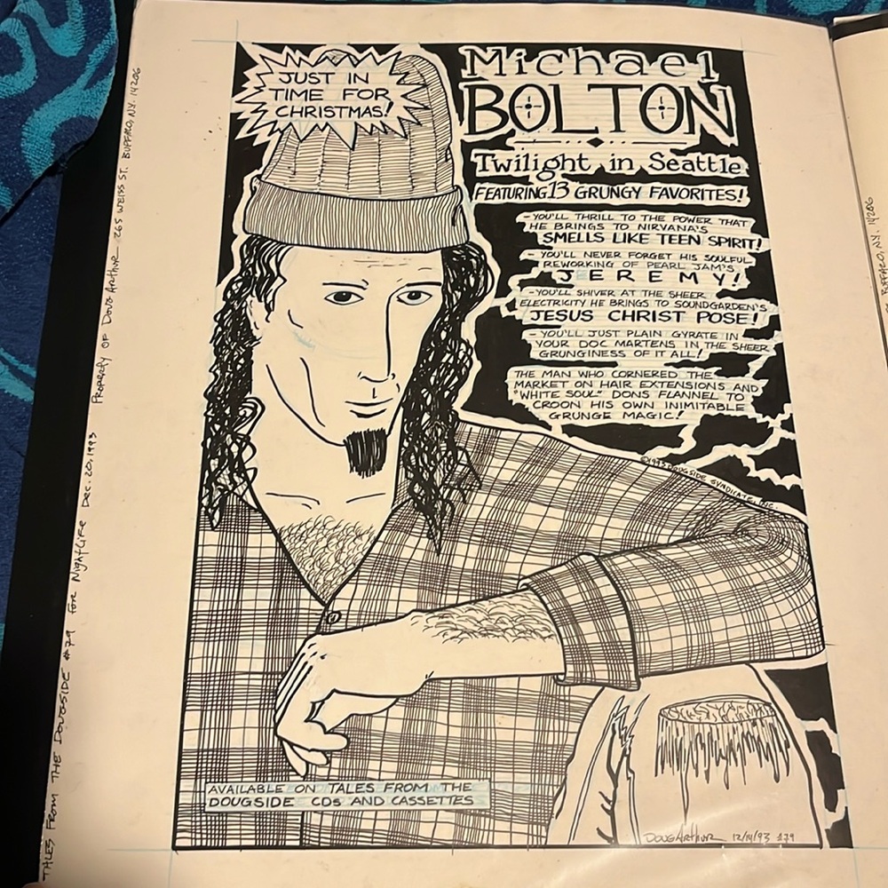 Original Comic Art - Tales From The Dougside. #79 - 11” x 17”